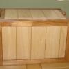 Blanket chest/toy-box in Chestnut and Elm